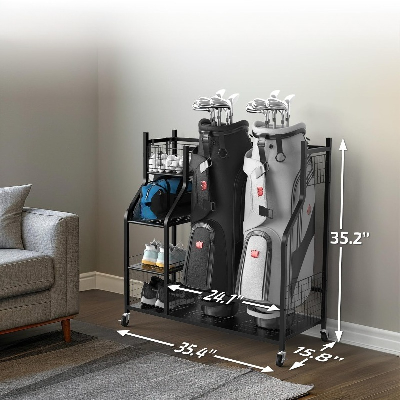 Golf Equipment Manufacturers - Rak Penyimpanan Tas Golf, Rak Pajangan