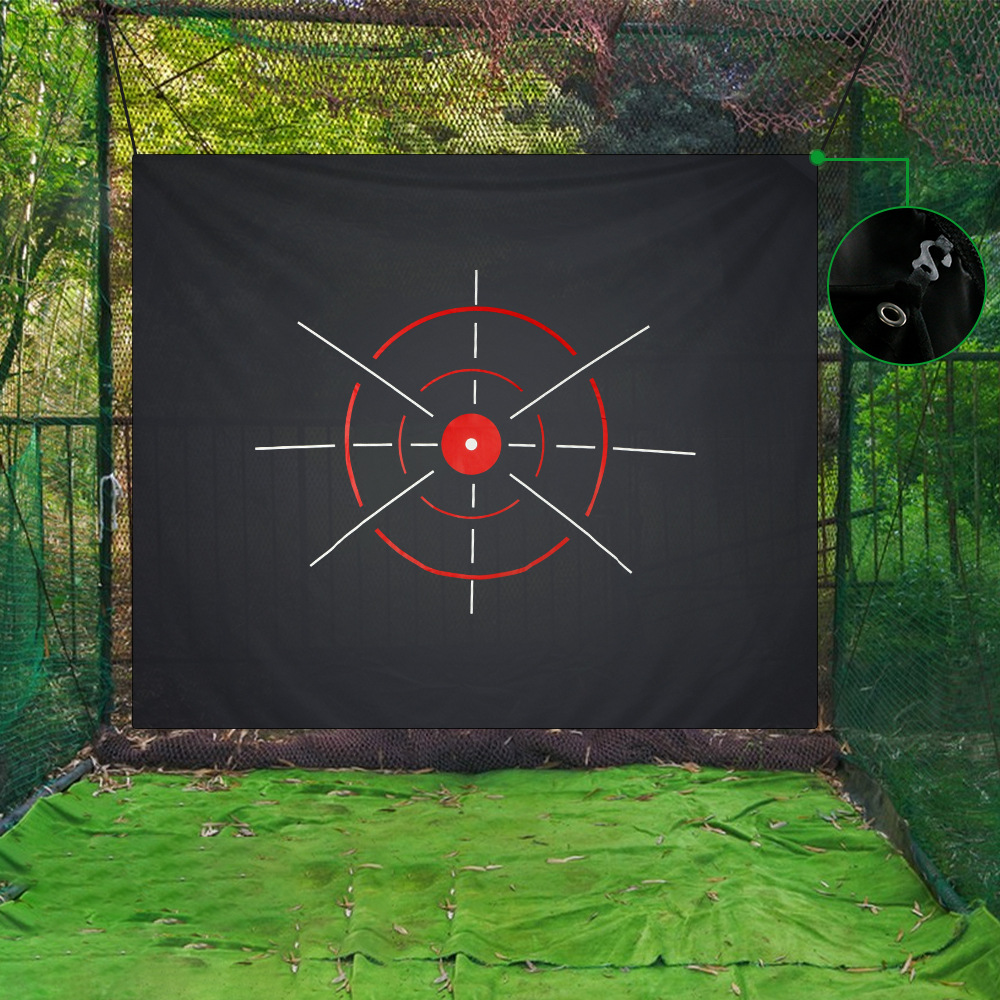Practice Net Hitting - Jaring Target pukulan Golf 168x146cm, jaring