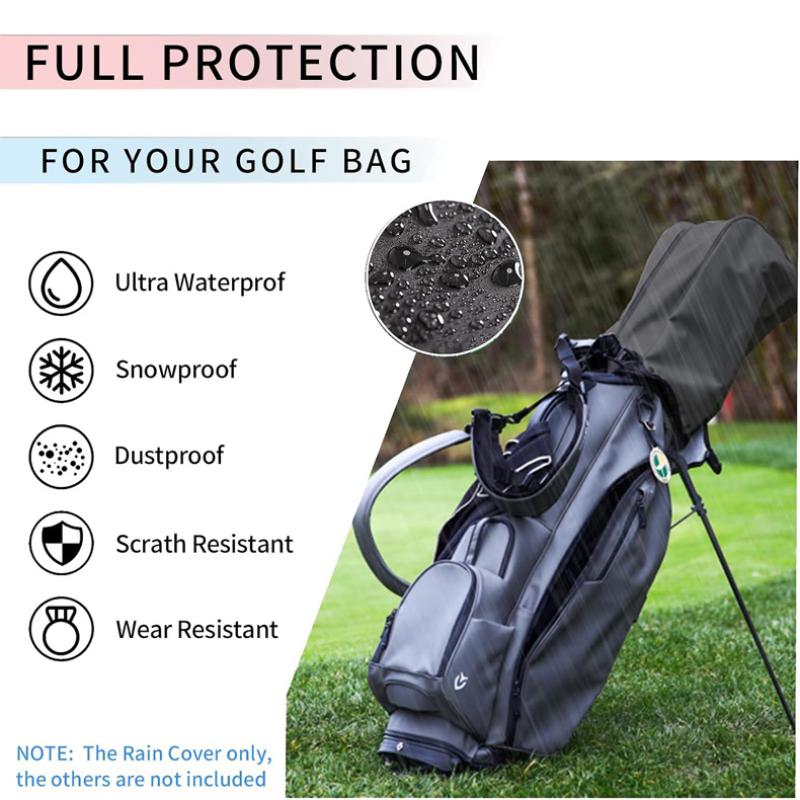 Golf Bag Stand Cart - Penutup Tas Golf Anti Hujan Anti