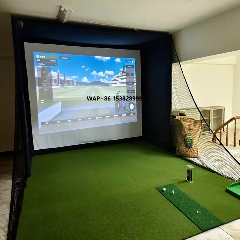 Practice Net Hitting - Jaring Simulator Golf 10x9 kaki dengan