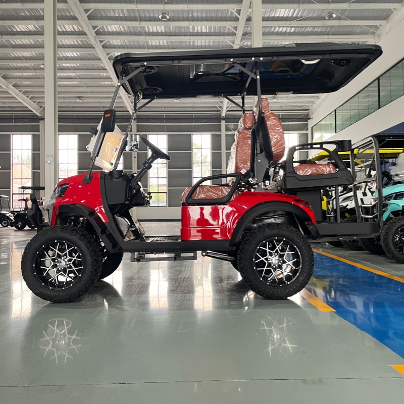 Kereta Golf Listrik 4-Kursi Li - Golf Bag Stand Cart ulasan dan harga