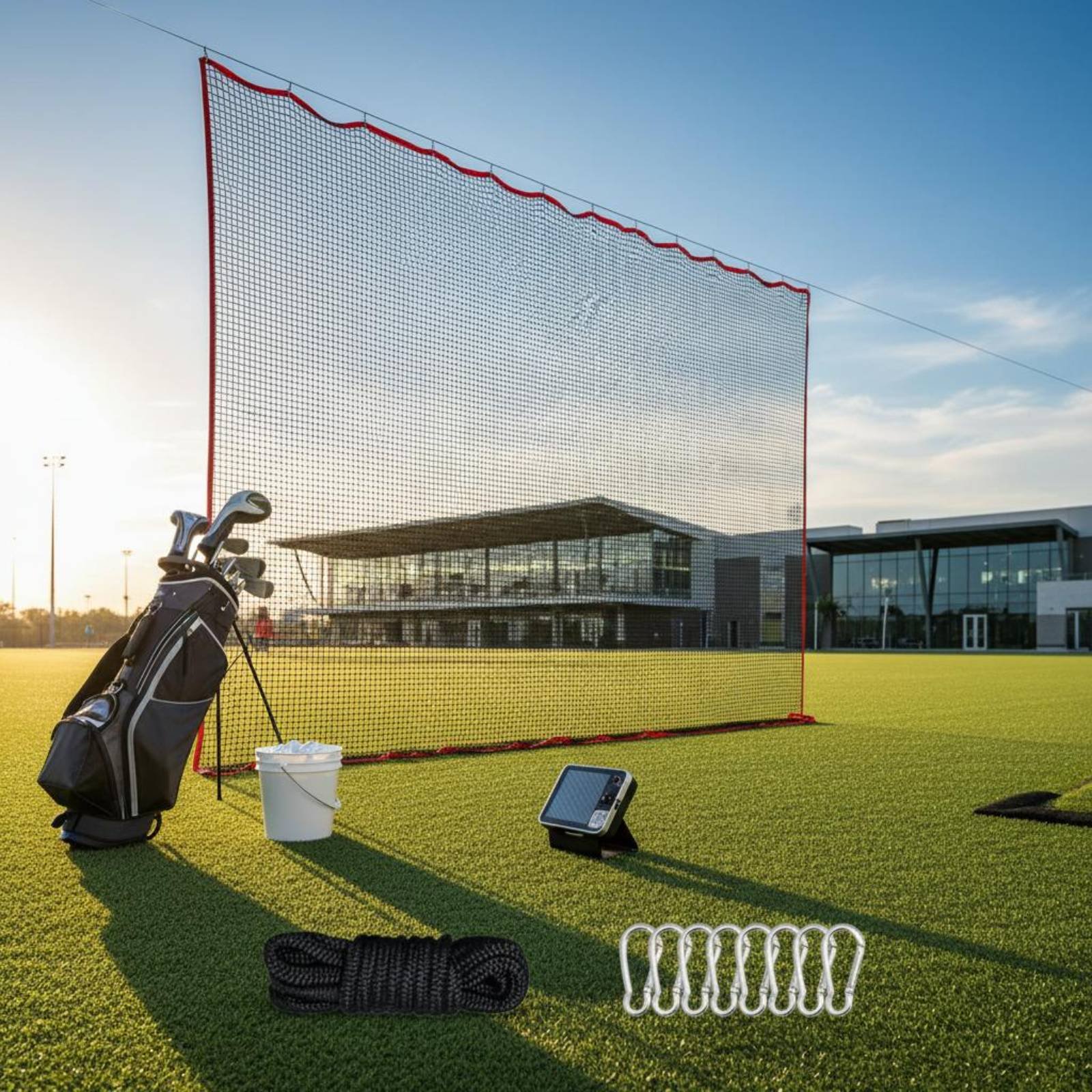 Jaring Latihan Golf Jaring Lem - Practice Net Hitting ulasan dan harga