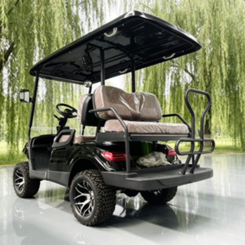 Mobil Golf Listrik 2 Kursi Lit - Golf Bag Stand Cart ulasan dan harga