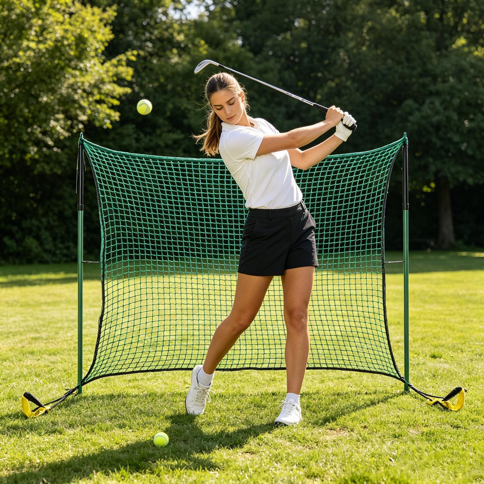 Jaring Pemukul Golf Alat Bantu - Practice Net Hitting ulasan dan harga