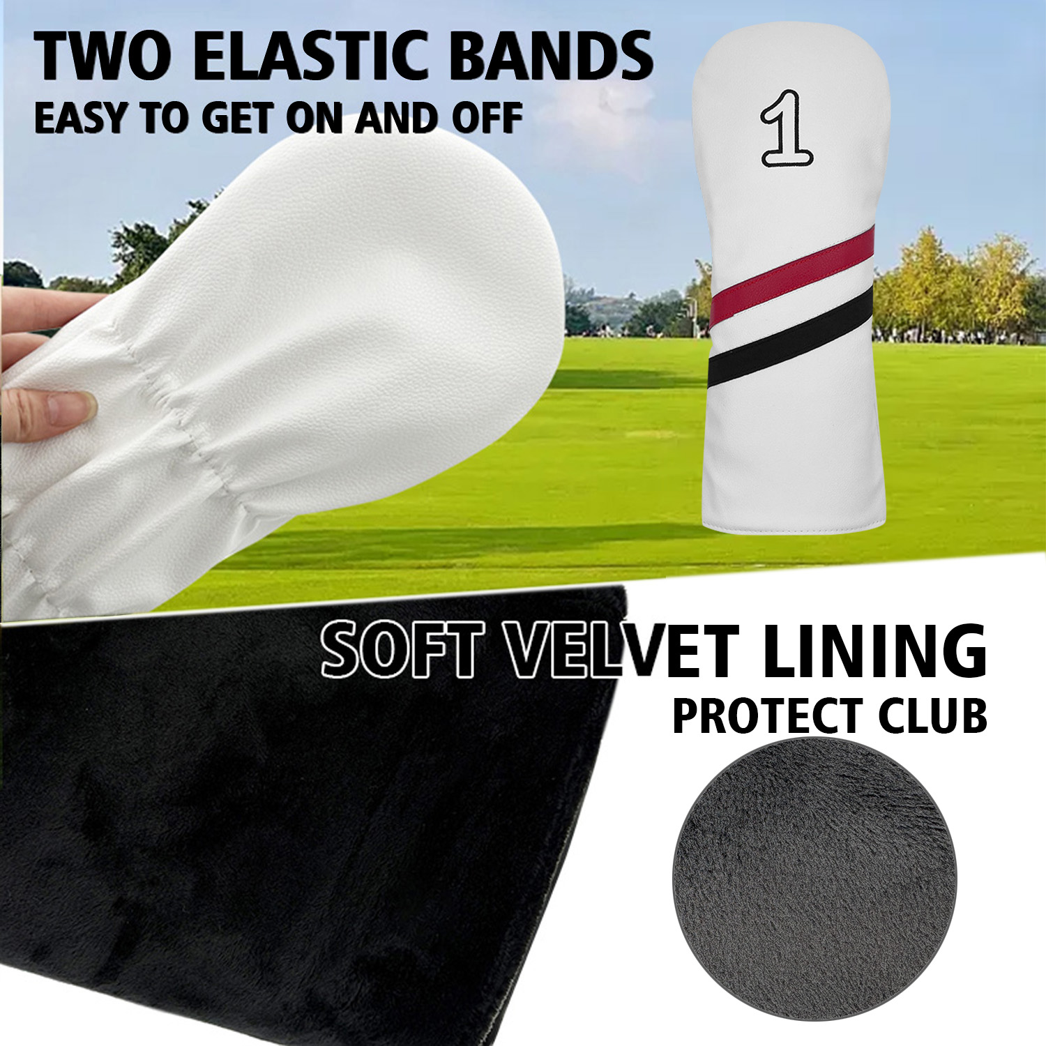 Klub Golf # 1 # 3 # 5 # Penutu - Golf Equipment Storage ulasan dan harga