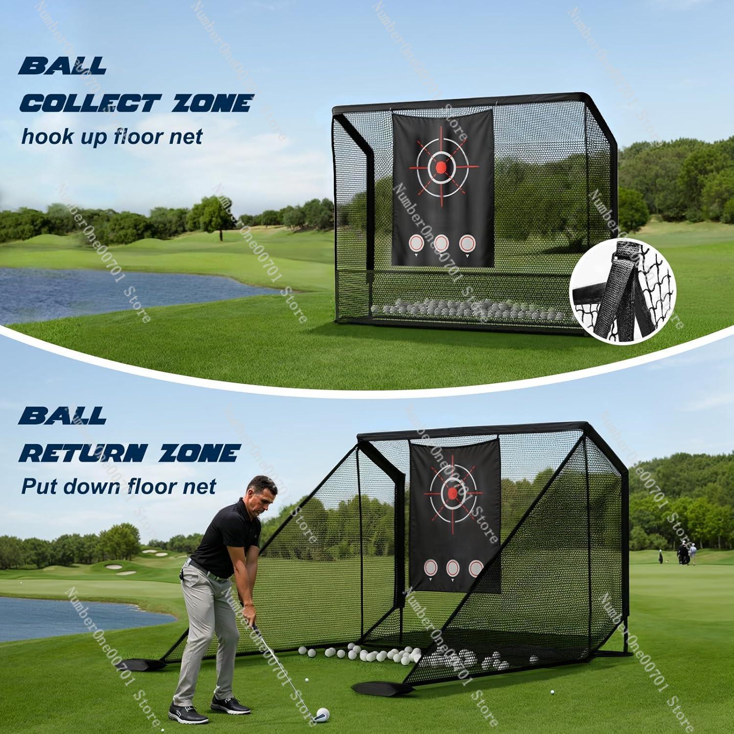 Jaring Latihan Golf Tahan Lama - Practice Net Hitting ulasan dan harga