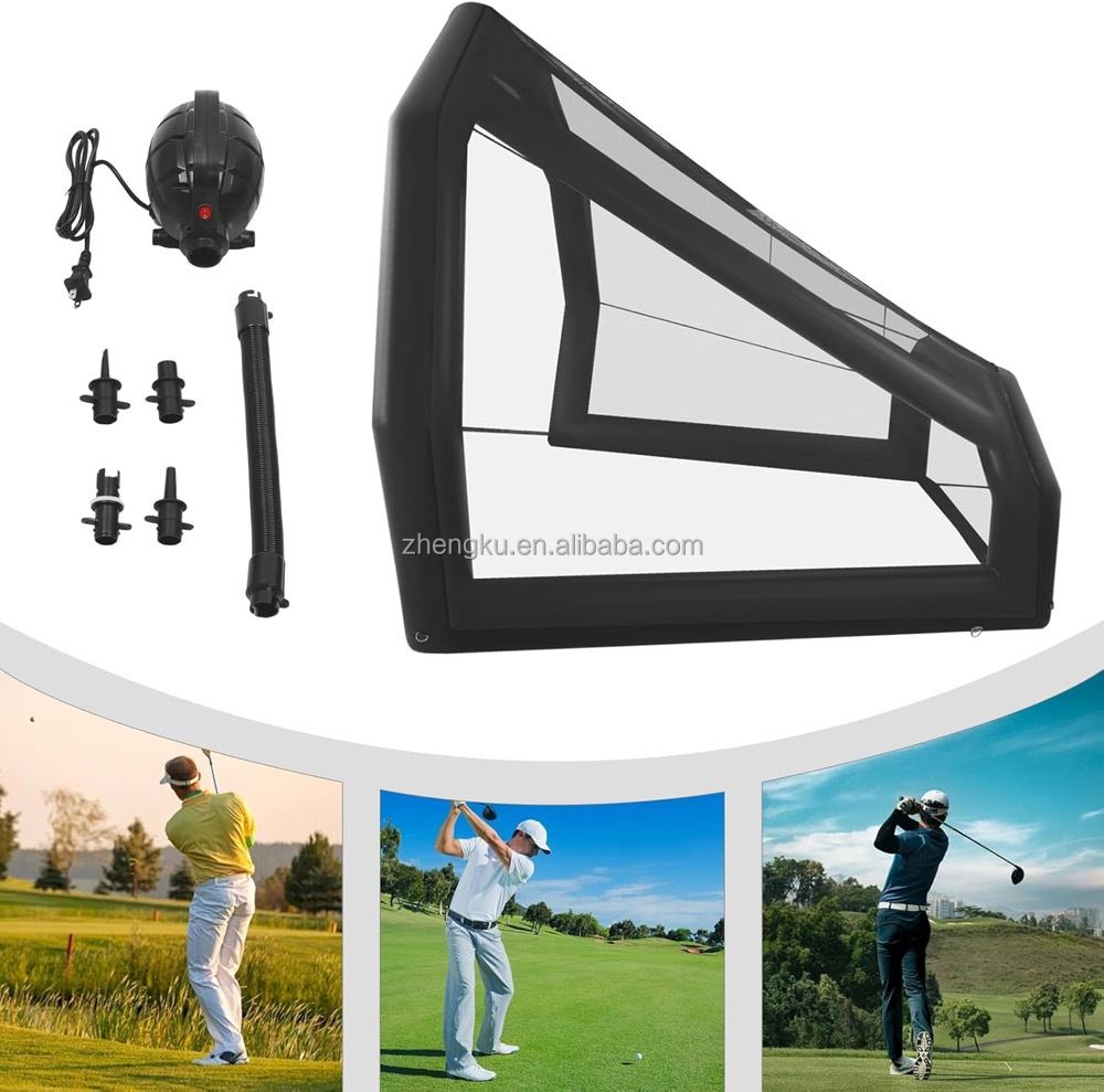 Jaring Latihan Golf Tiup, Simu - Practice Net Hitting ulasan dan harga