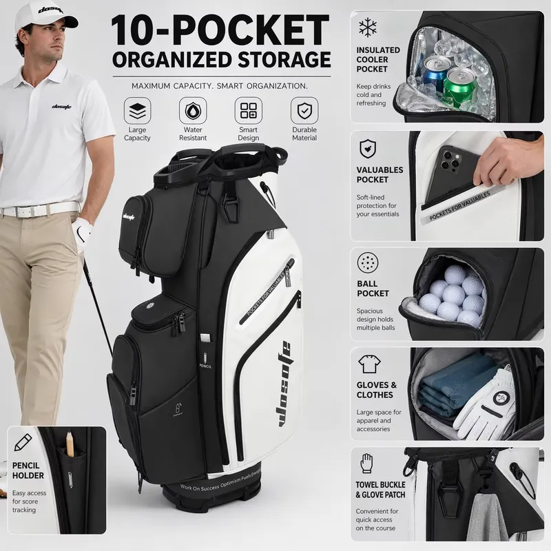 Tas Golf Wosofe 14 Way, Tas Be - Golf Bag Stand Cart ulasan dan harga
