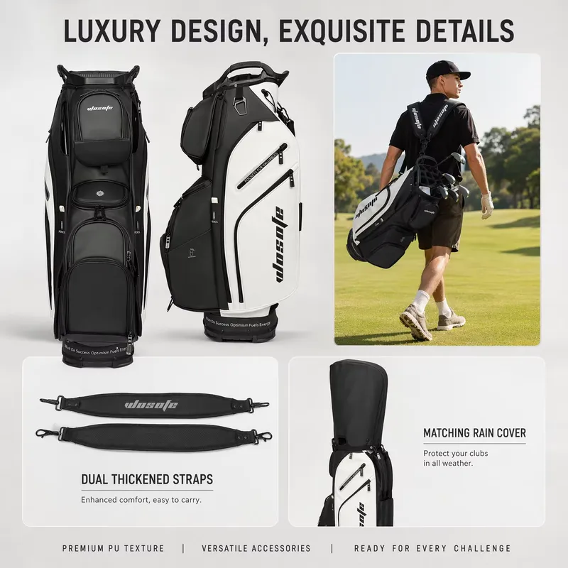 Tas Golf Wosofe 14 Way, Tas Be - Golf Bag Stand Cart ulasan dan harga